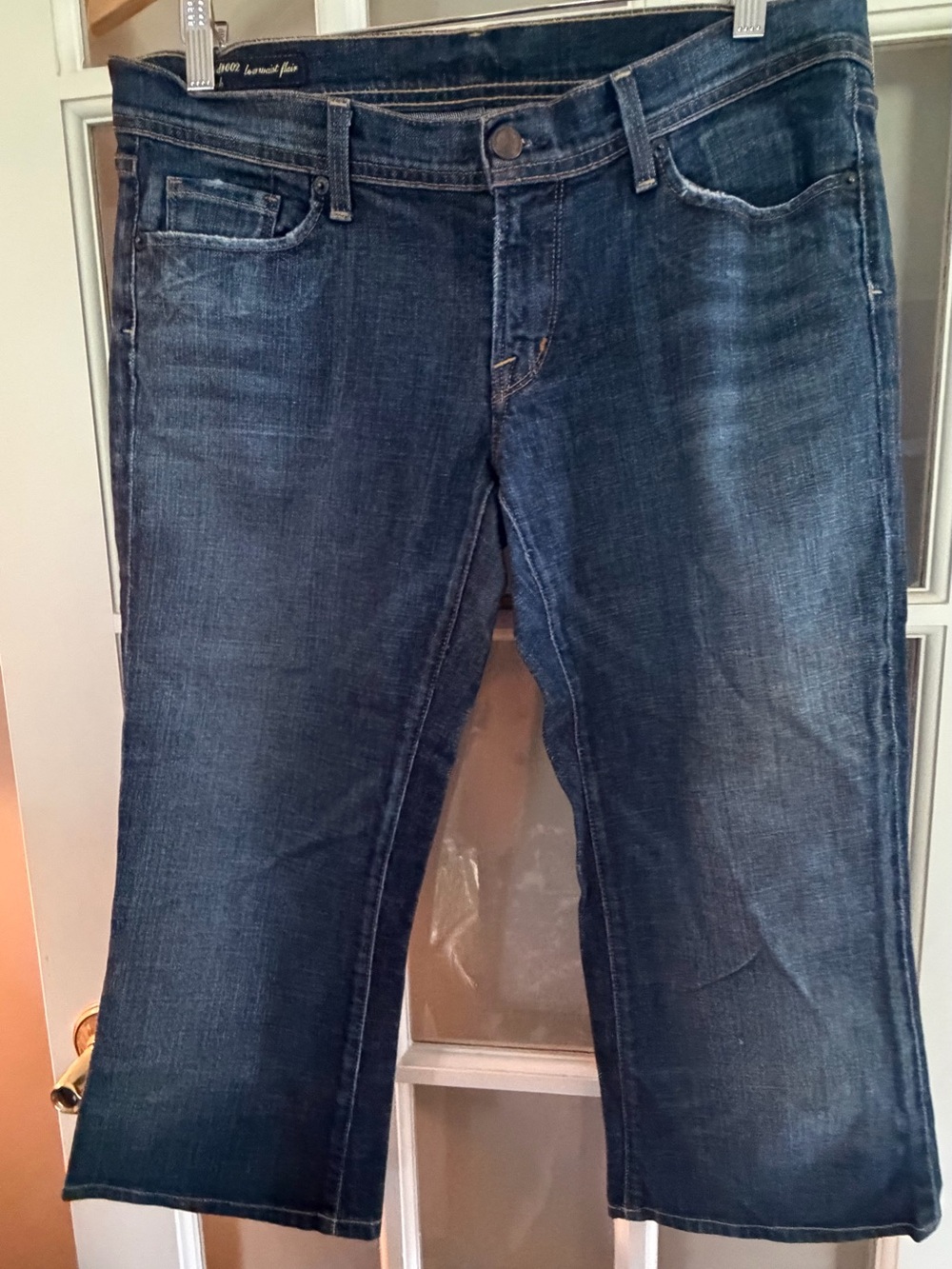Vintage Citizens Of Humanity Dark Blue Ingrid Cropped Jeans 31